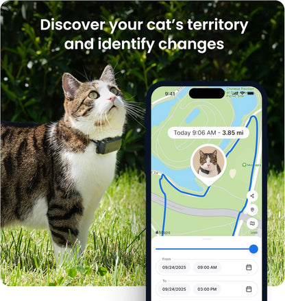 XL Smart Dog GPS Tracker | Live Pet Tracker with Virtual Fence | Vital Signs Monitoring of Heart & Respiratory Rate | up to 1-Month Battery Life | Dog Collar Attachment (Green)
